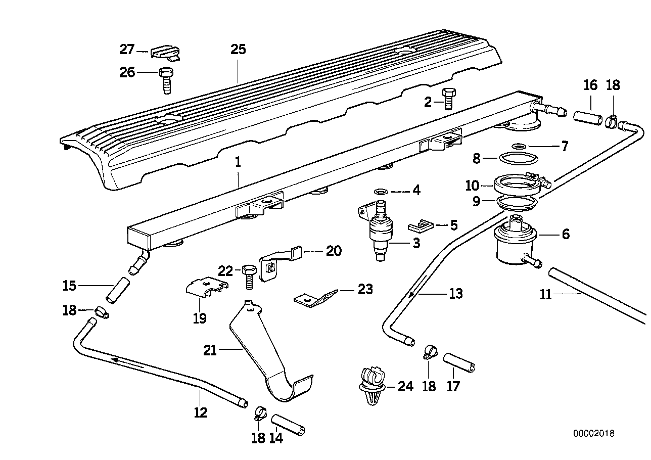 BMW 11-53-1-730-531 Holder