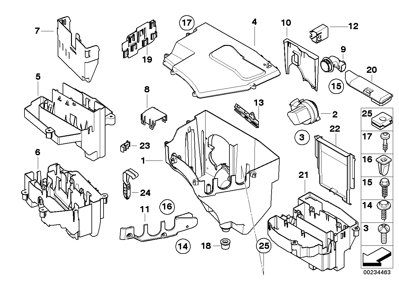 BMW 12-90-7-520-900 Control Unit Support
