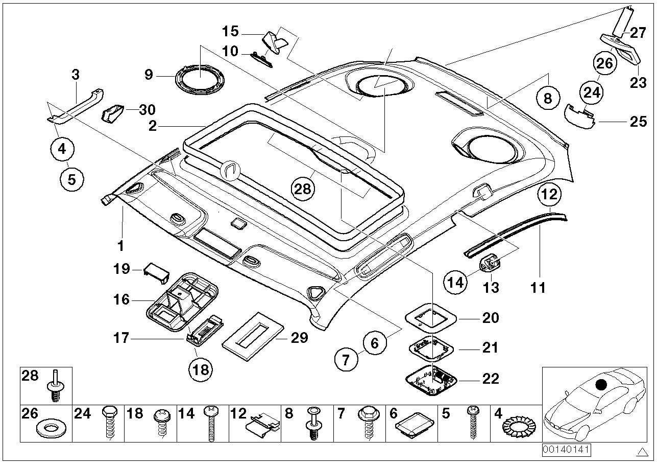 BMW 51-44-8-412-060 Covering Cap