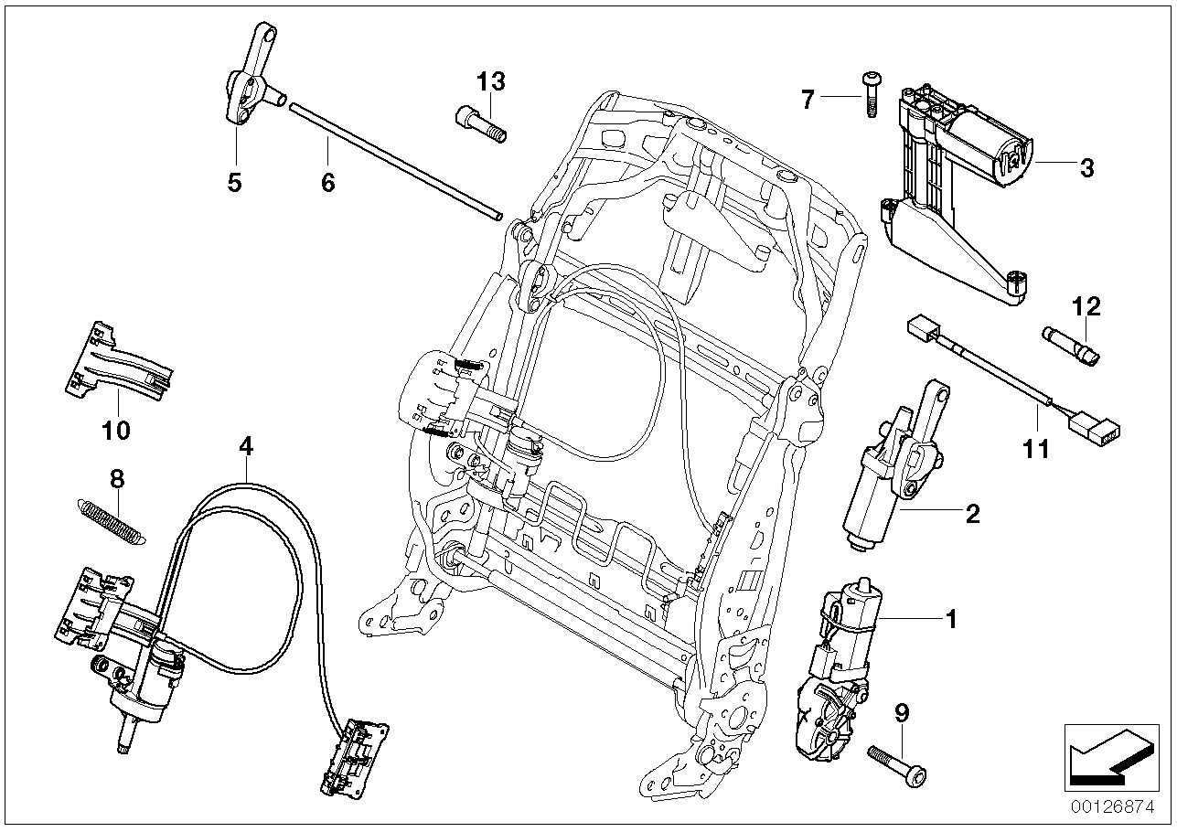 BMW 67-31-7-068-056 Screw