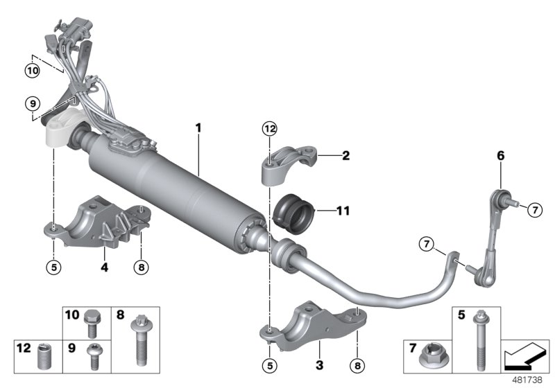 BMW 07-12-9-907-902 Isa Screw, Thread-Forming