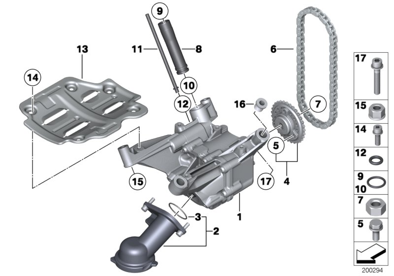 BMW 11-41-7-585-603 Suction Pipe