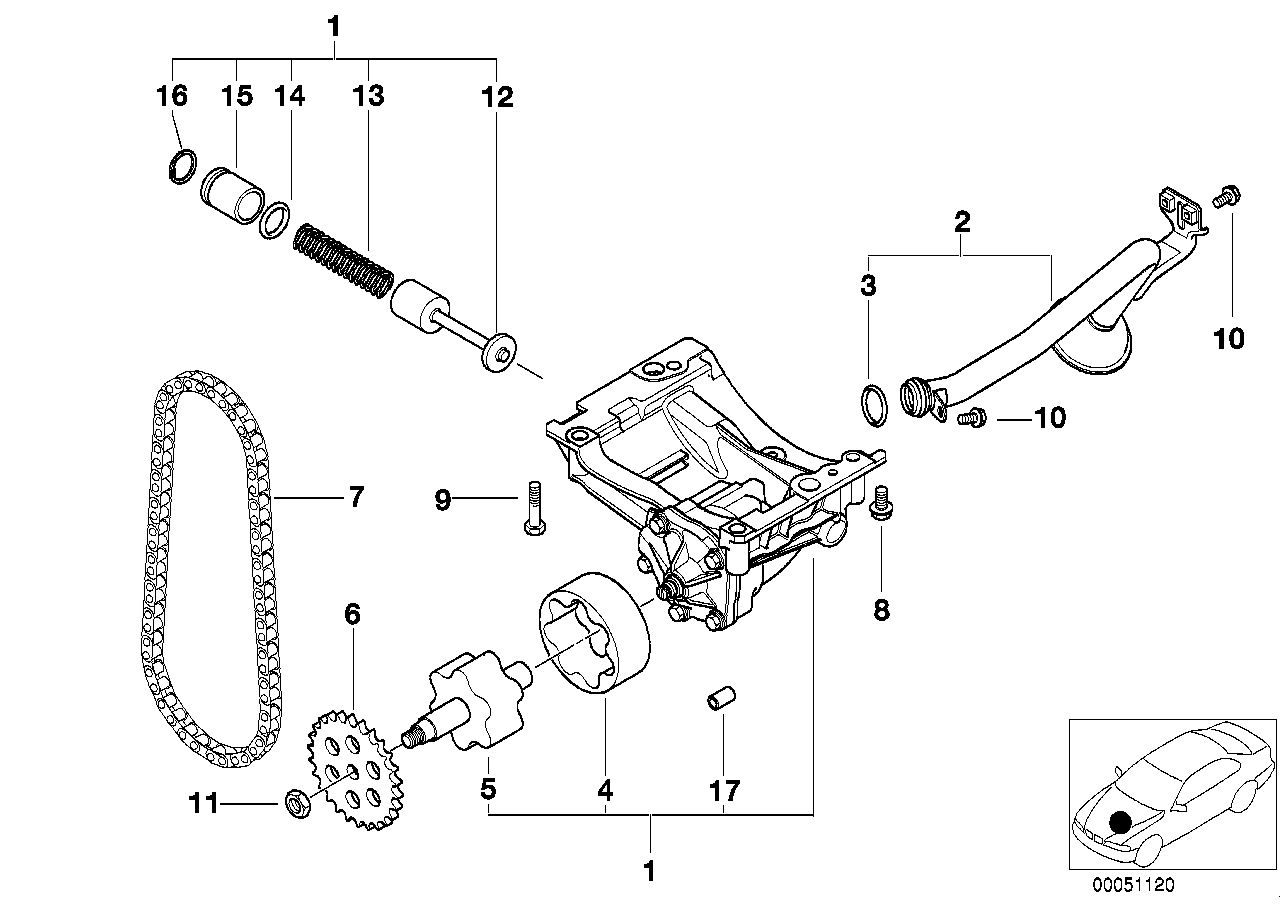 BMW 11-41-7-503-262 Suction Pipe
