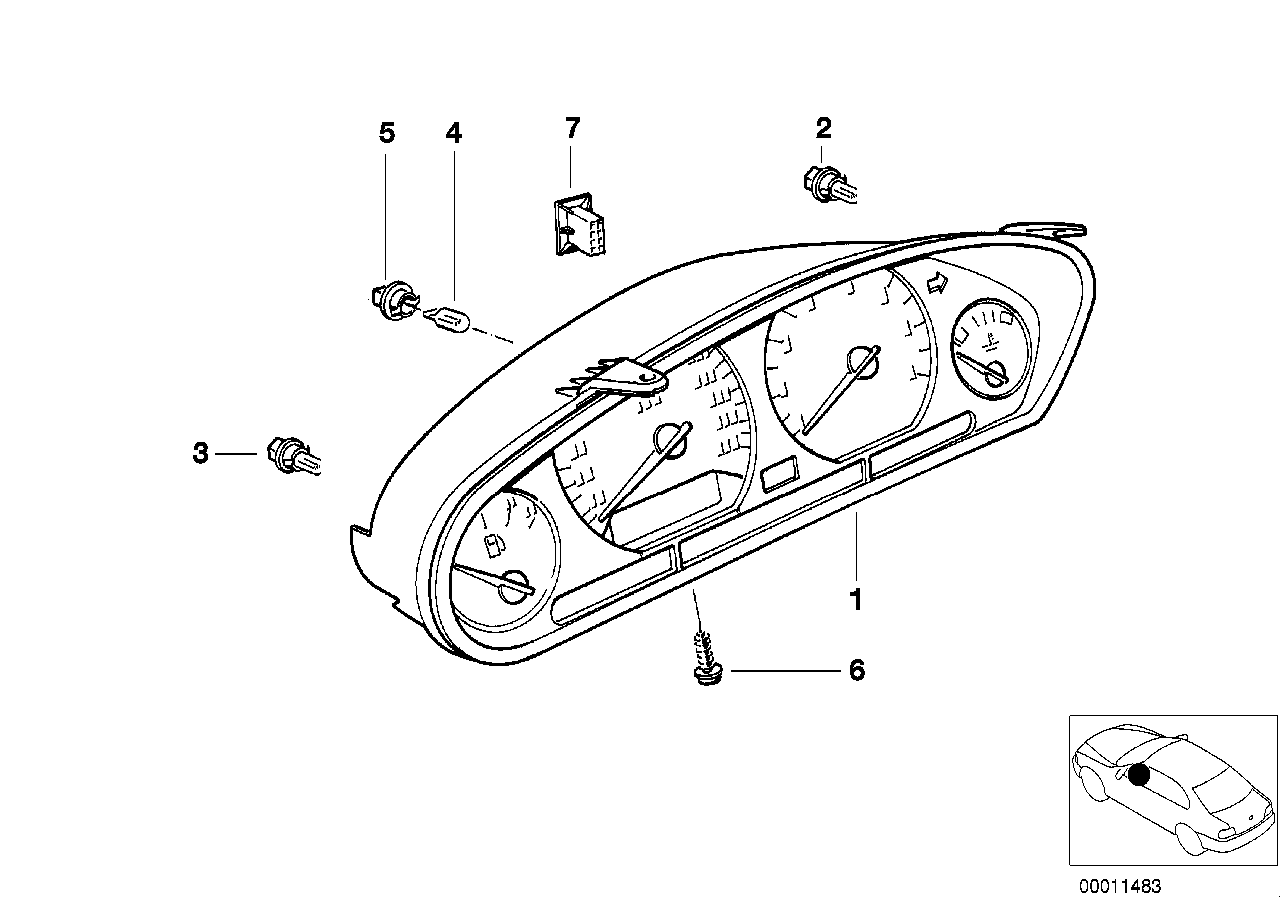 BMW 62-11-8-361-231 Coding Plug (Code)