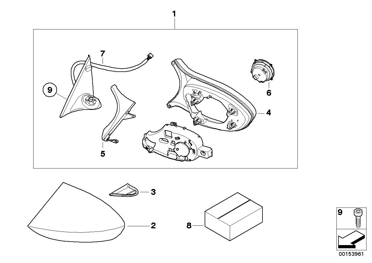 BMW 51-16-8-044-793 Set Of Retaining Elements