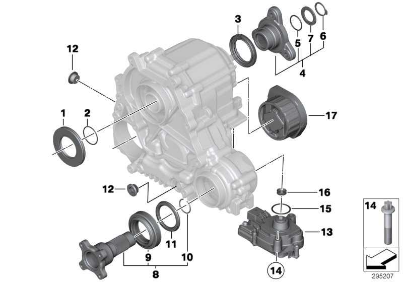 BMW 27-10-7-593-439 OUTPUT FLANGE SET