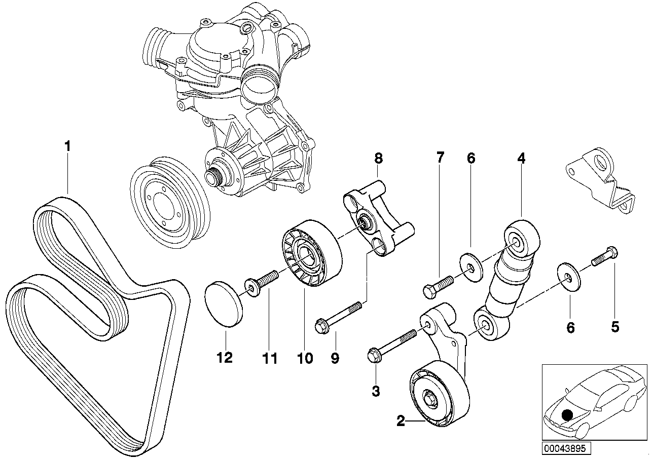 BMW 11-28-1-407-754 Carrier