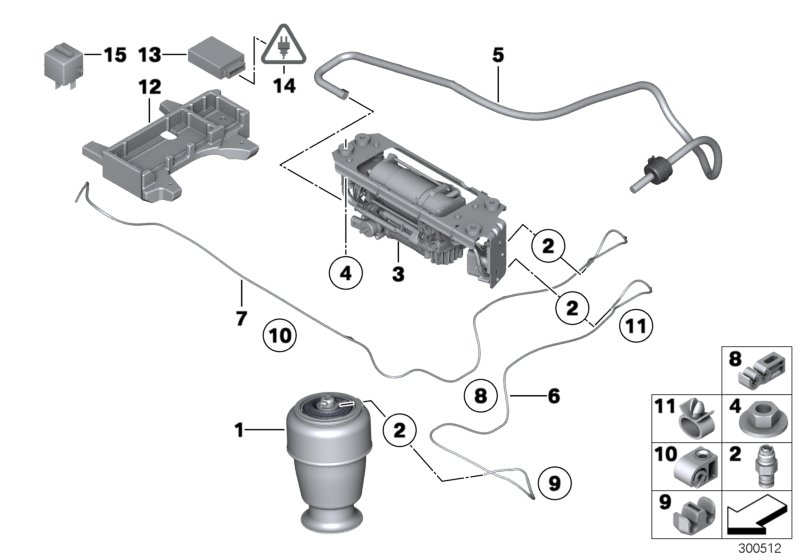 BMW 37-20-6-785-929 Vent Tubing