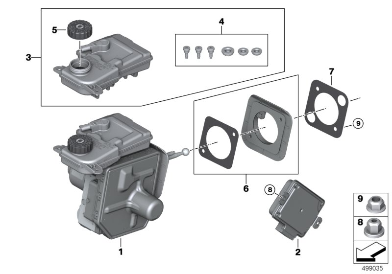 BMW 34-51-5-A0B-143 POWER BRAKE