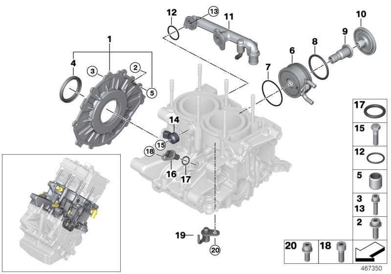BMW 11-11-8-523-453 Set, Fitting Sleeves