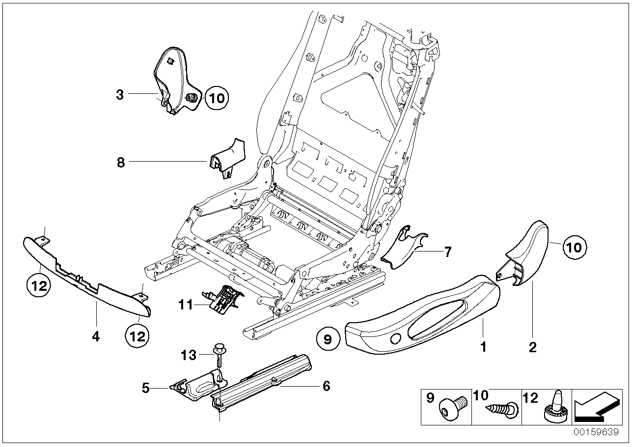 BMW 52-10-8-099-043 Screw