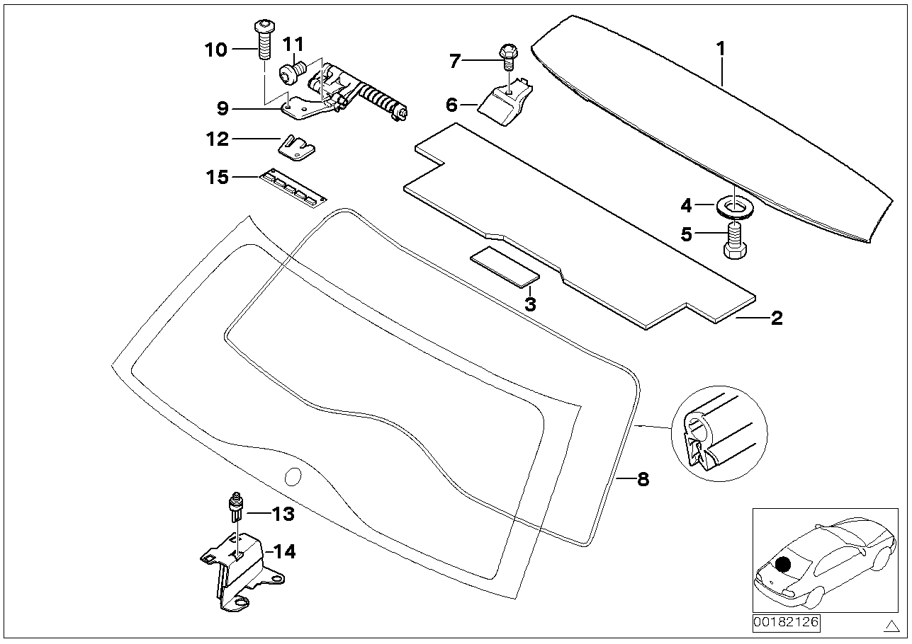 BMW 51-24-7-032-000 Stop Buffer