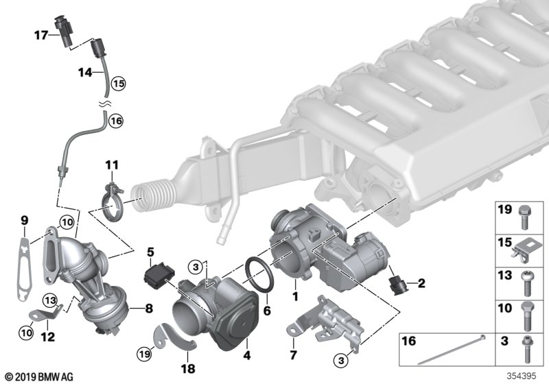 BMW 13-62-7-789-584 Clip