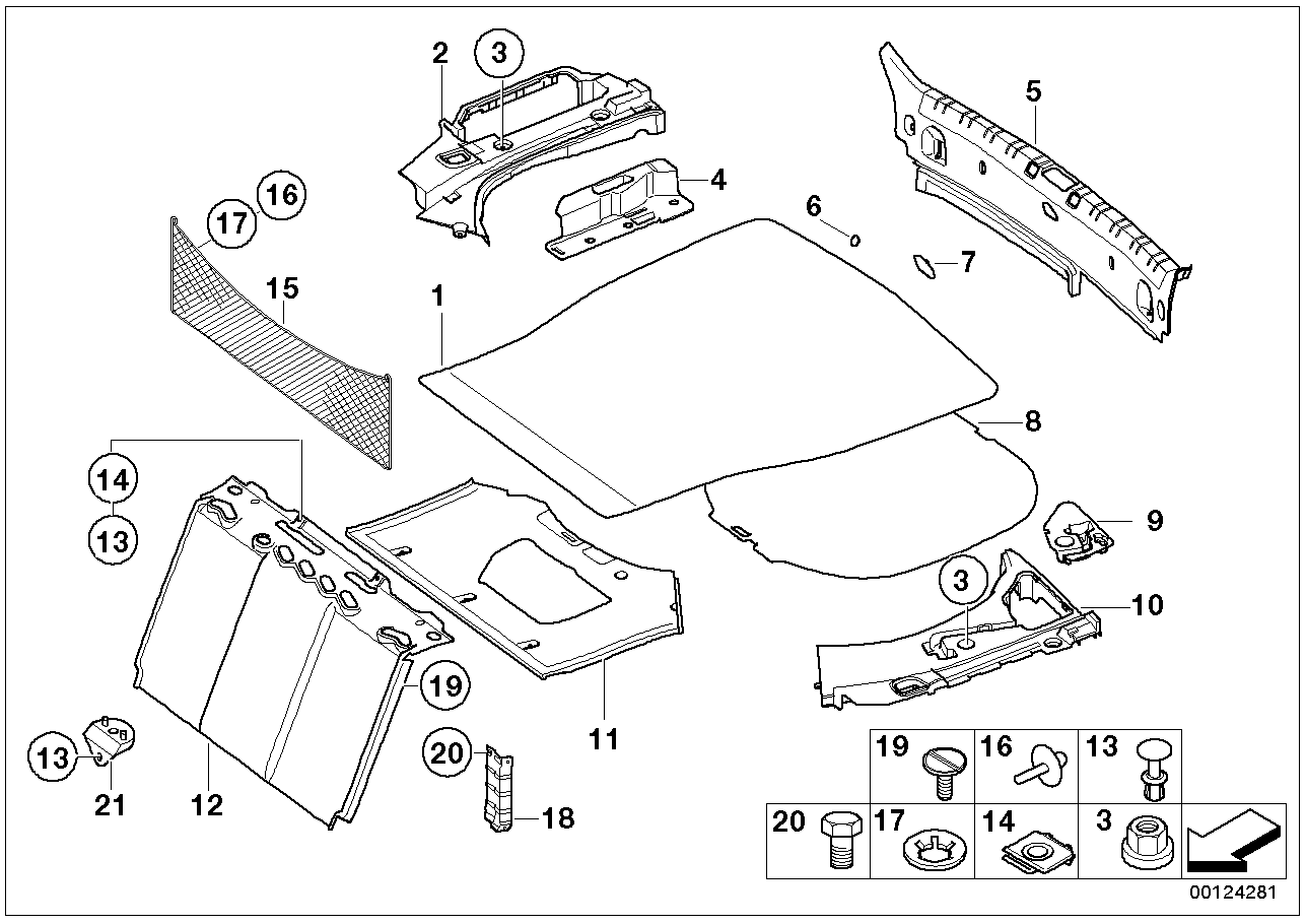 BMW 51-47-7-052-483 Hook