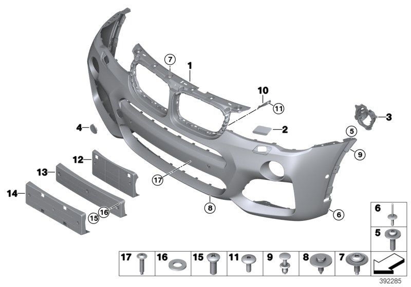 BMW 51-11-8-056-297 Adapter, Fog Light, Halogen, Left