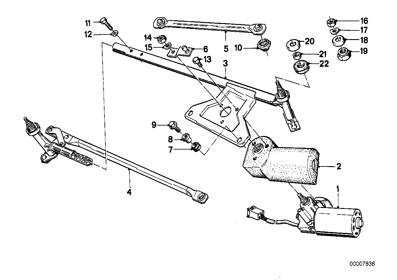 BMW 61-61-1-372-906 Drive Rod