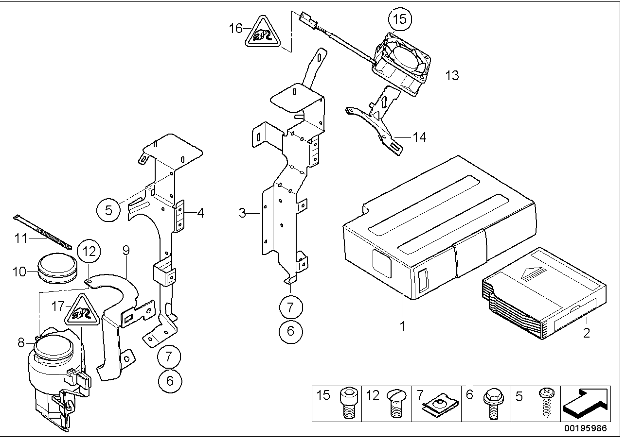 BMW 07-11-9-906-321 Inner Hex Bolt