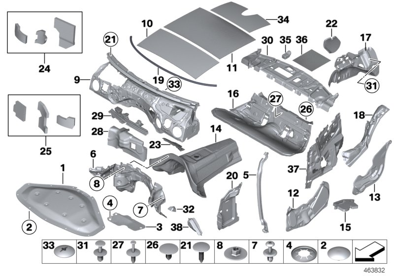 BMW 51-48-7-362-649 Seal, Cable Channel