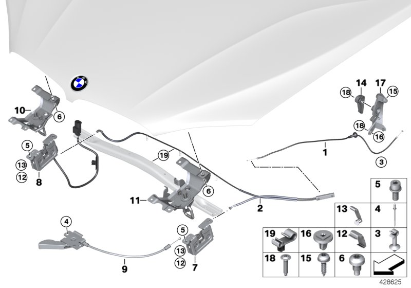 BMW 07-14-6-985-713 Torx-Bolt With Washer