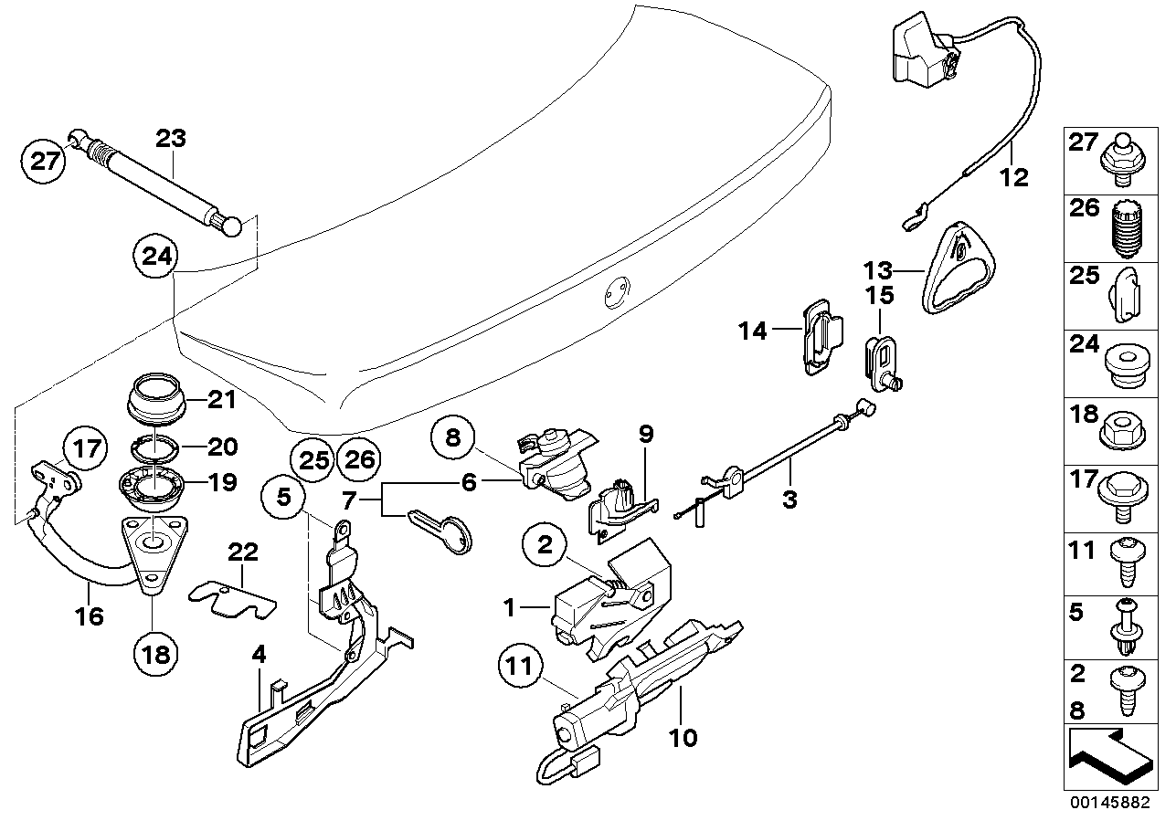 BMW 41-62-7-112-645 Spacer Plate
