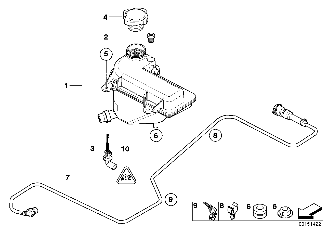 BMW 17-22-7-837-713 Cable Tie