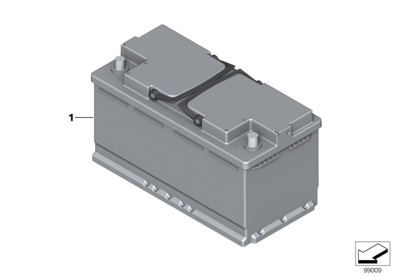 BMW 61-21-2-353-813 Ep Battery 80Ah