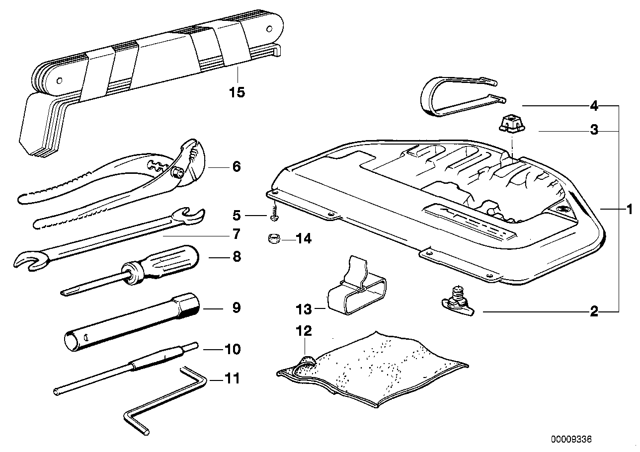 BMW 71-11-1-180-684 Tool Box