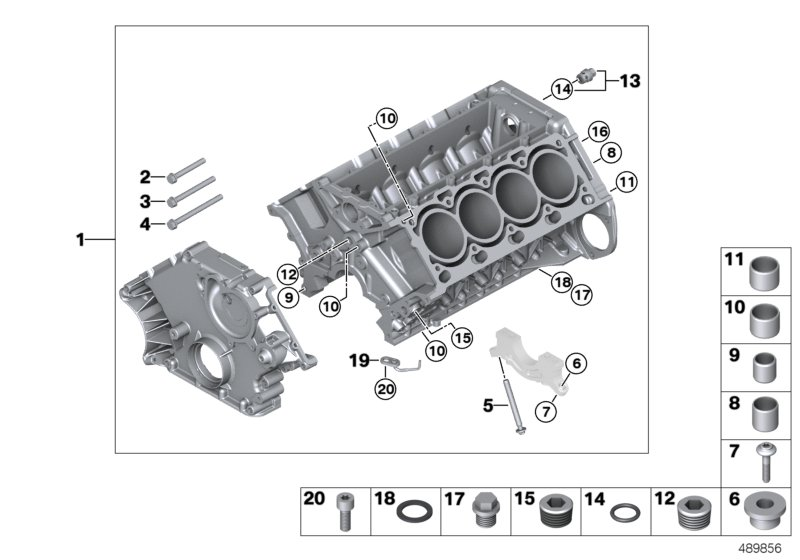 BMW 11-41-7-537-114 Oil Spraying Nozzle