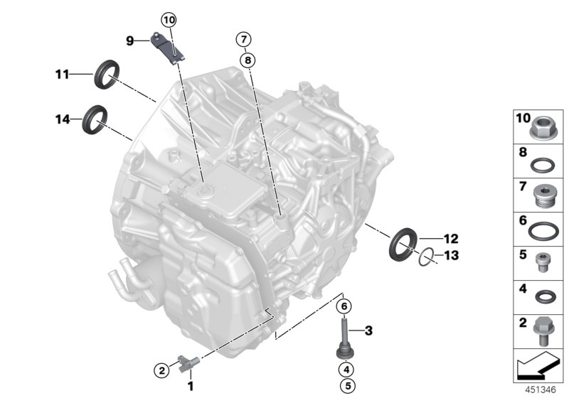 BMW 24-27-7-551-100 O-Ring