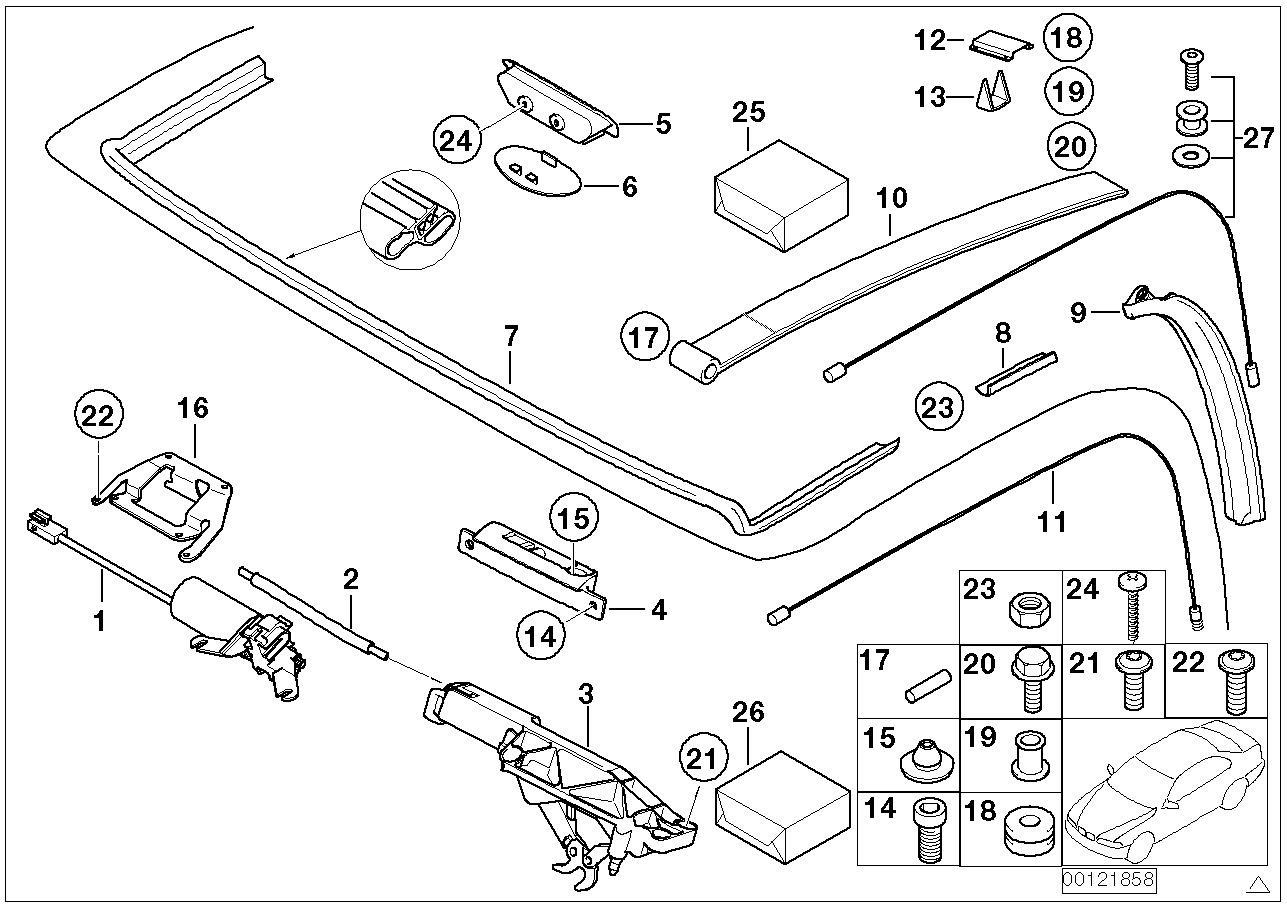 BMW 07-11-9-905-724 Hex Bolt With Washer