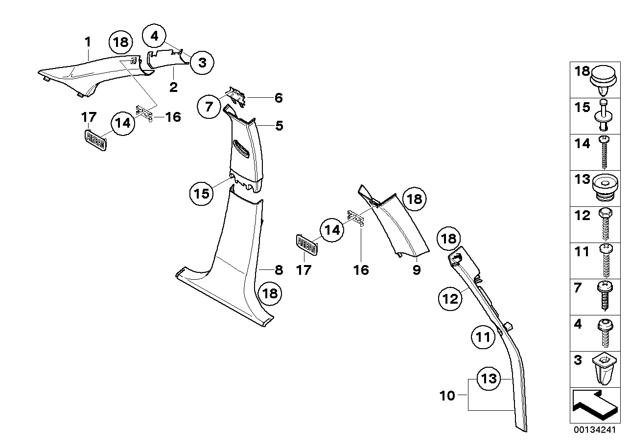 BMW 07-11-9-904-257 Screw, Self Tapping