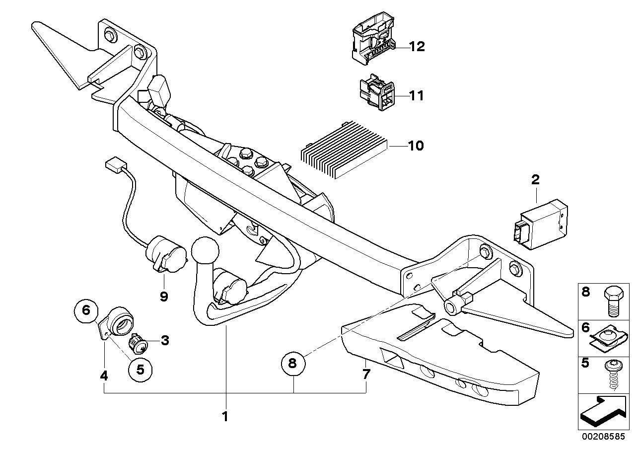 BMW 71-60-6-875-018 Repair Kit, Power Socket