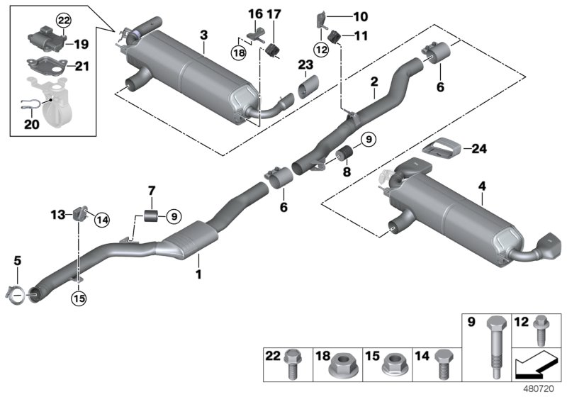 BMW 18-30-8-631-986 V-Band Clamp