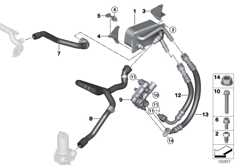 BMW 17-22-2-283-813 Adapter
