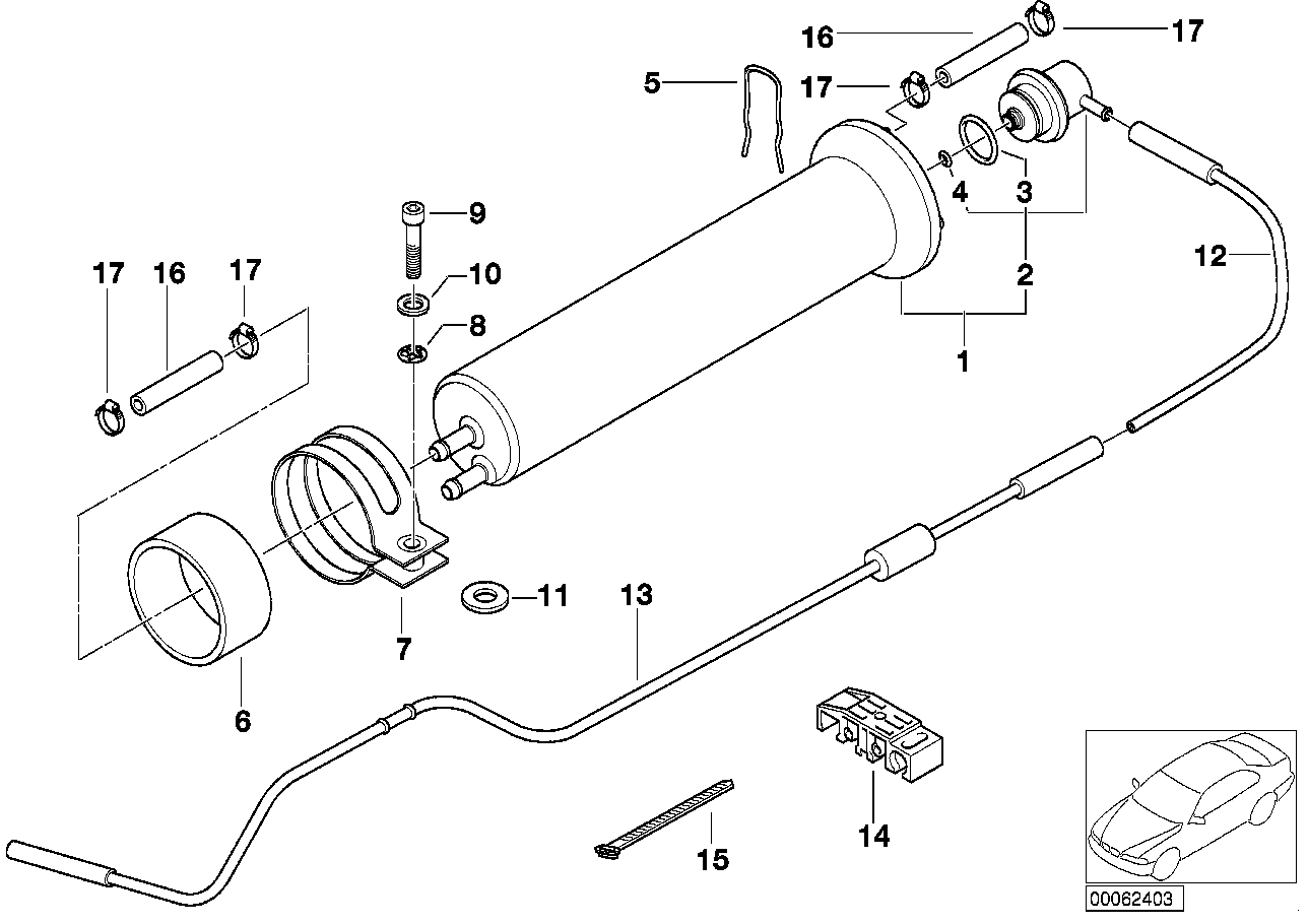 BMW 13-32-1-440-349 Circlip