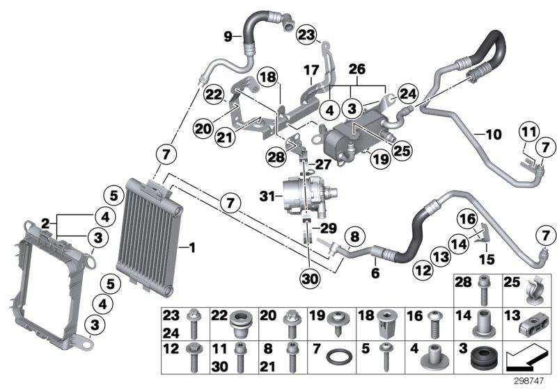 BMW 07-12-9-907-485 Isa Screw With Washer