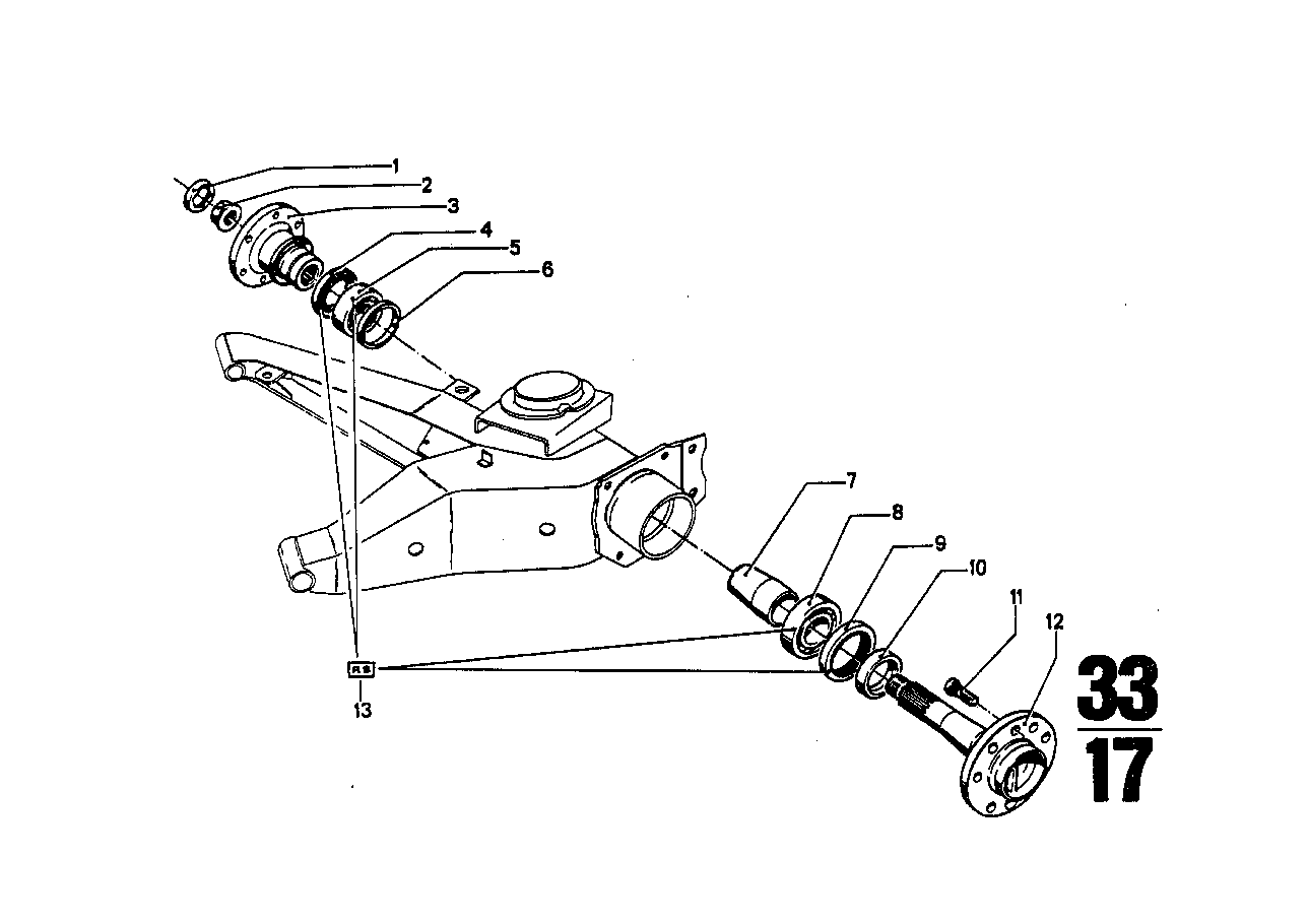 BMW 33-41-1-106-765 Knurled Bolt