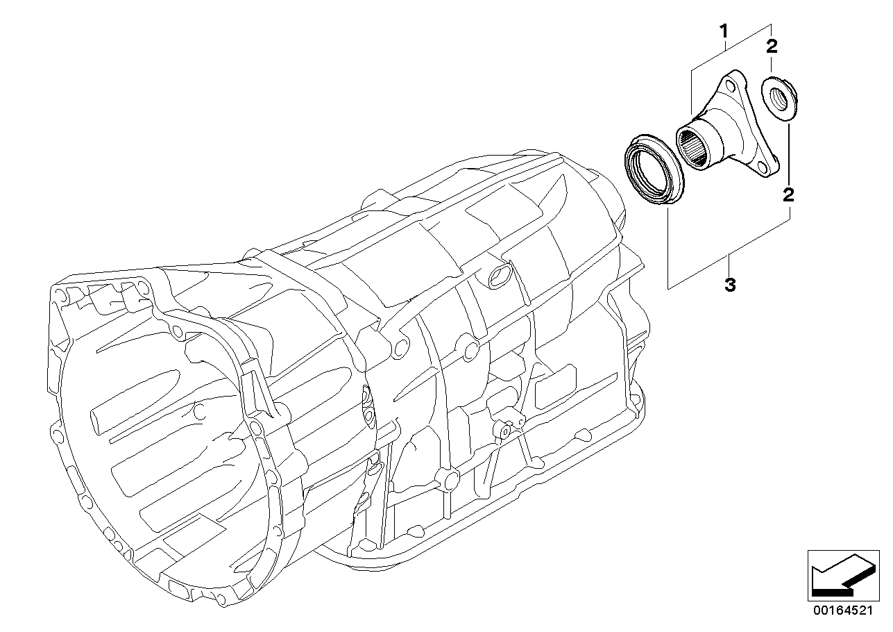 BMW 24-20-7-572-623 Collar Nut