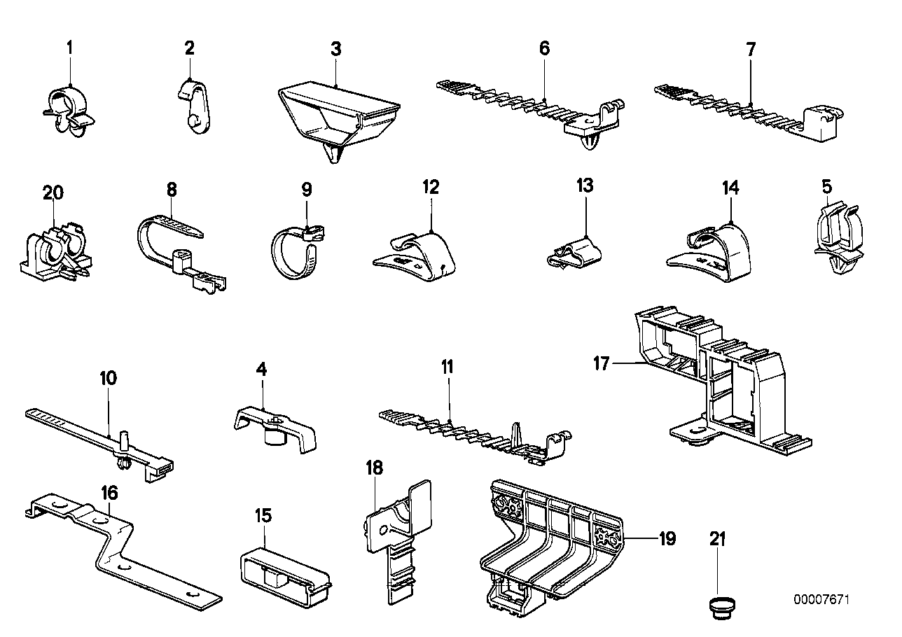 BMW 61-13-1-378-991 Relay Bracket