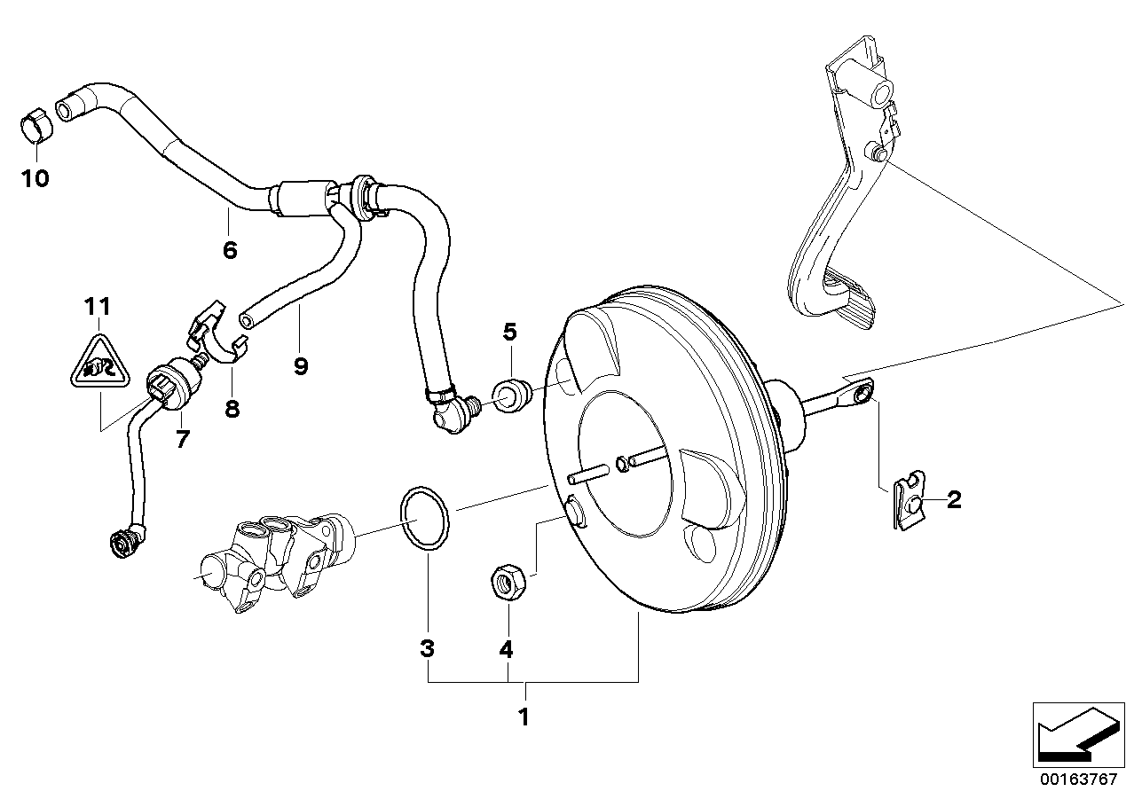 BMW 11-61-7-836-601 Sucking Jet Pump With Lines