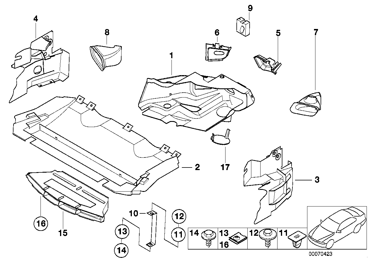 BMW 51-71-2-493-681 Bracket, Left
