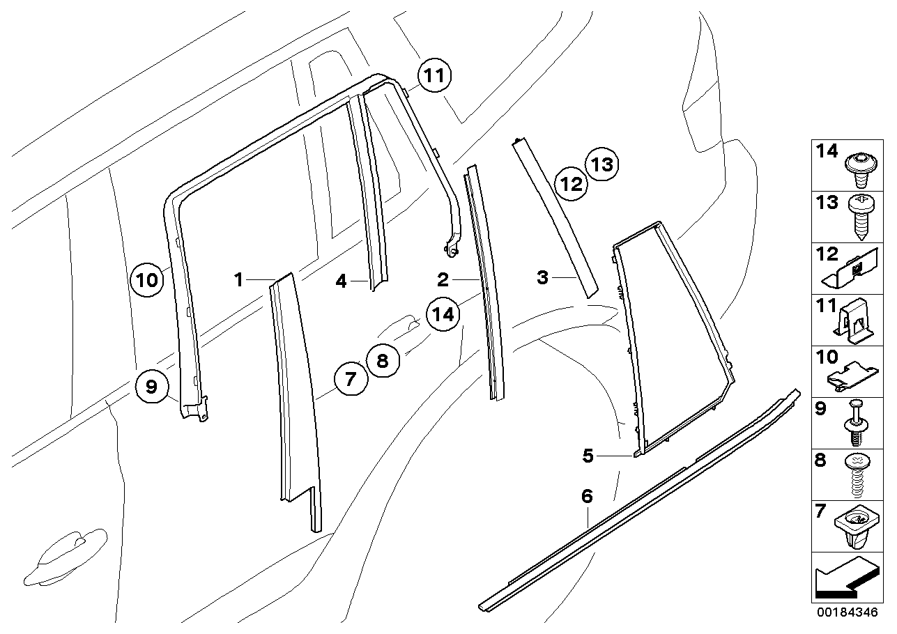BMW 07-14-3-413-161 Screw, Self Tapping