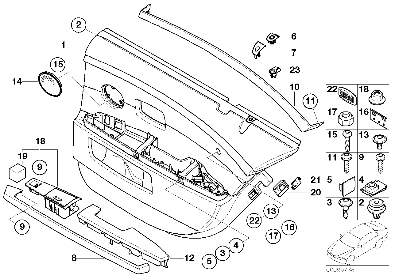 BMW 51-16-7-043-668 Torx Bolt