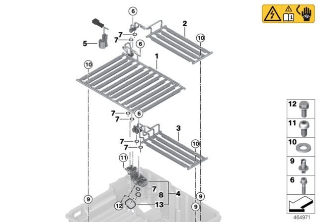 2016 BMW 330e  Isa Screw Diagram for 07129908570