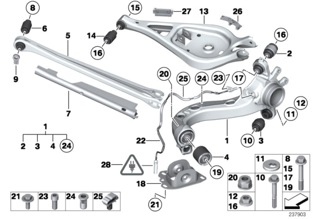 2009 BMW Z4  Ball Joint Diagram for 33306852895