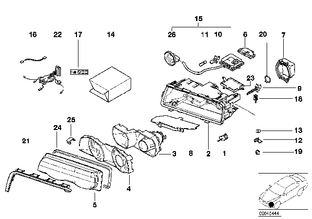 2001 BMW 740iL  Spacer Bush Diagram for 63128372949