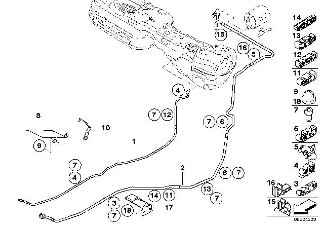 2012 BMW 328i  Protection Plate Diagram for 16127174891