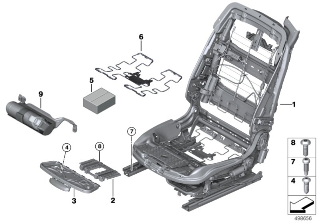 2020 BMW 430i  Torx-Bolt With Washer Diagram for 51138400228