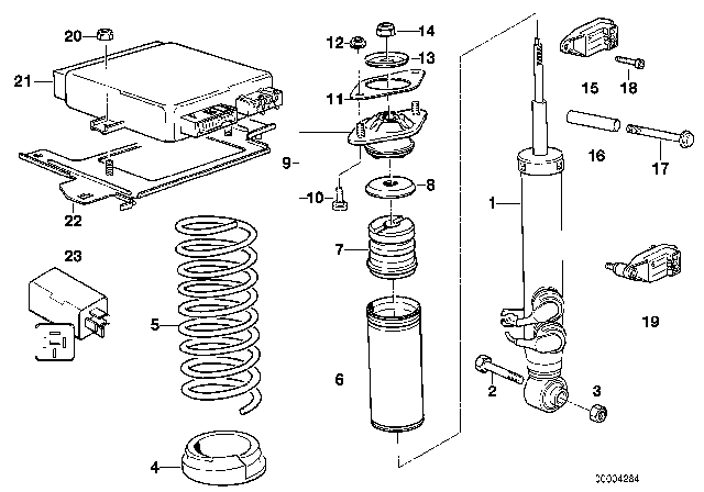 1995 BMW 850Ci  Hex Bolt With Washer Diagram for 07119902062