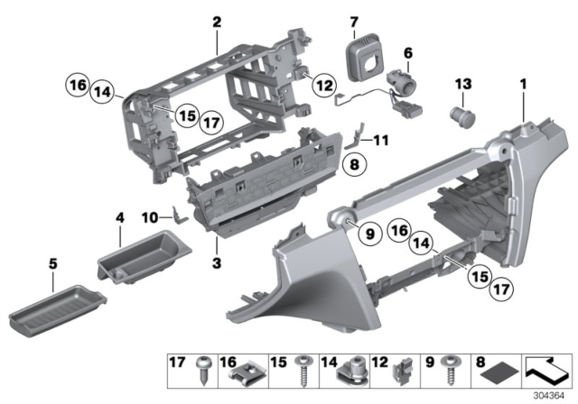 2015 BMW 740Ld xDrive  Covering Left Diagram for 51169202913
